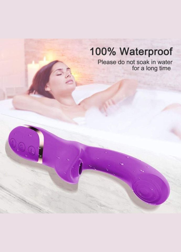 Вакуумный двойной вибратор Double Sucker арт01 No Brand (339865072)