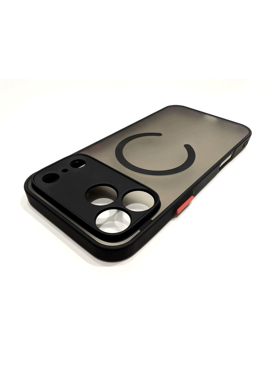 Протиударний чохол для iPhone 17 Pro Чорний матовий з MagSafe чохол айфон 17 про Ultimate Experience (363196775)