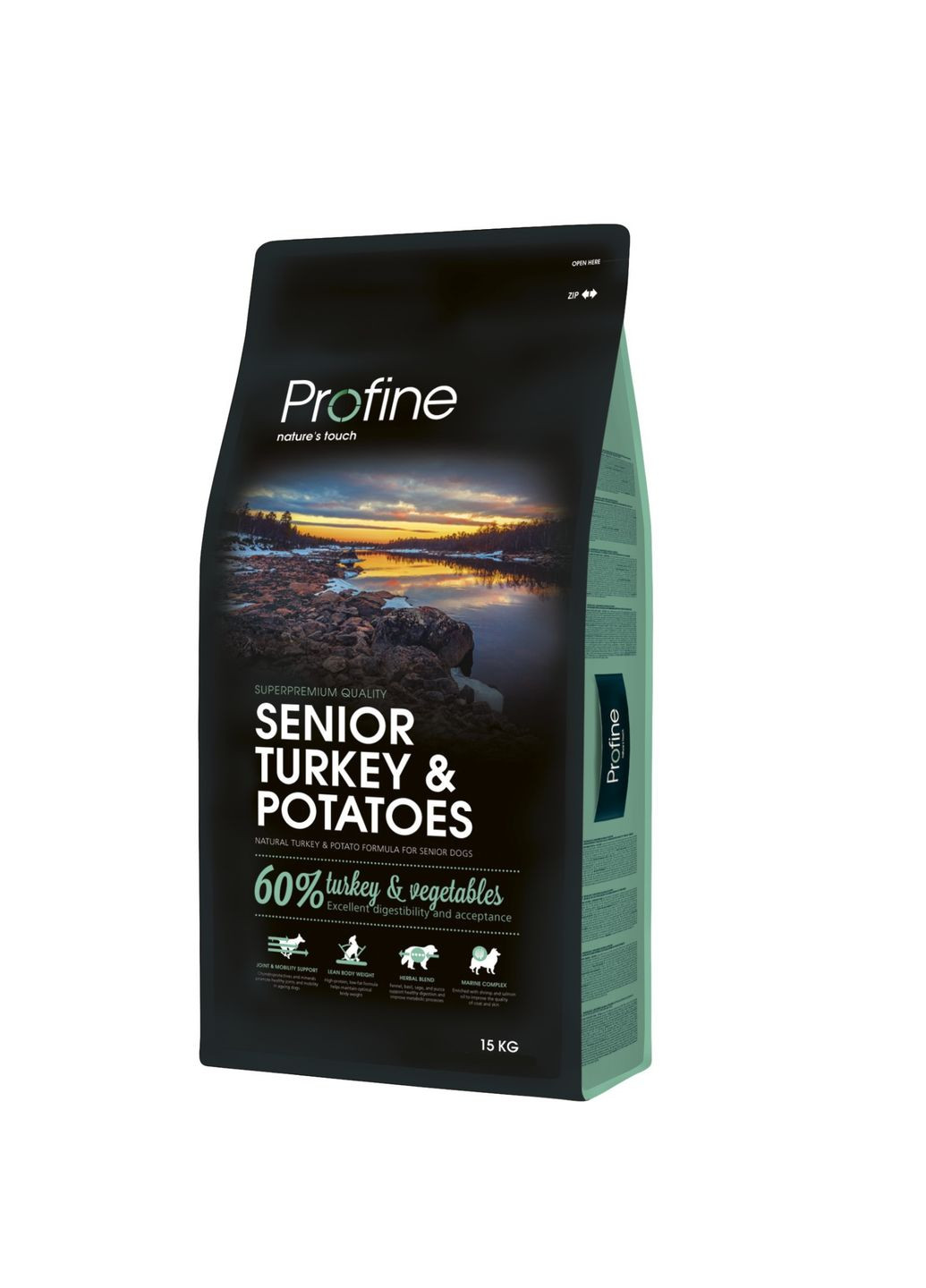 Сухой корм Senior Turkey & Potato 15 kg (д/пожилых собак) Profine (293408214)