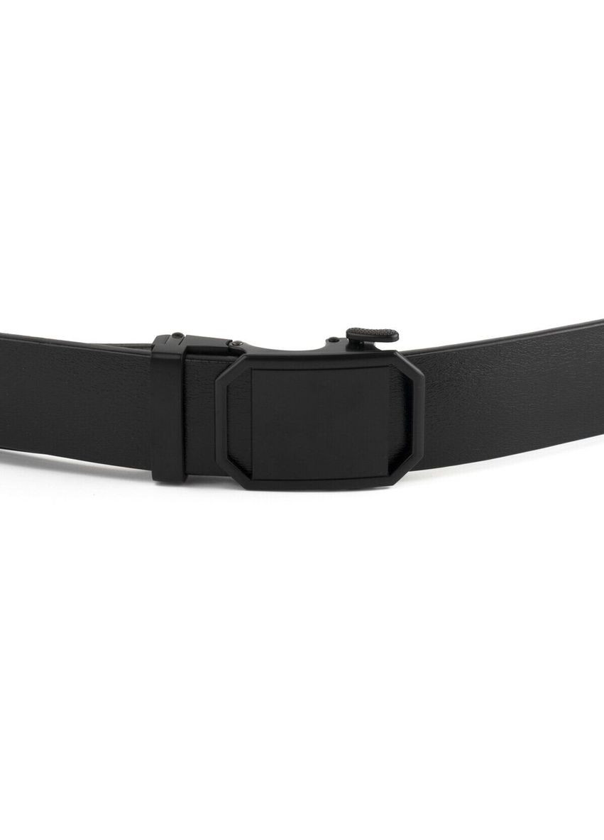 Ремень мужской с пряжкой матовой 20269 Черный Vintage (337353179)