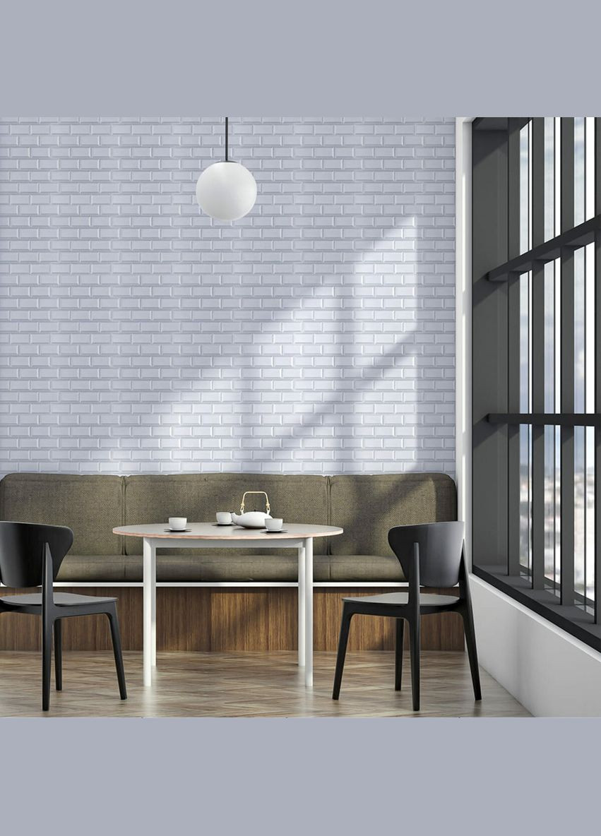 Декоративна ПВХ плитка на самоклейці цегла 300х300х5мм, ціна за 1 шт. (СПП-501) SW-00000665 No Brand (328578600)