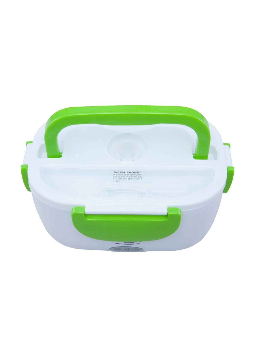 Ланч-бокс с подогревом Green-white 1100 мл 220 В 50 Вт (AD 4474) Adler (337169051)