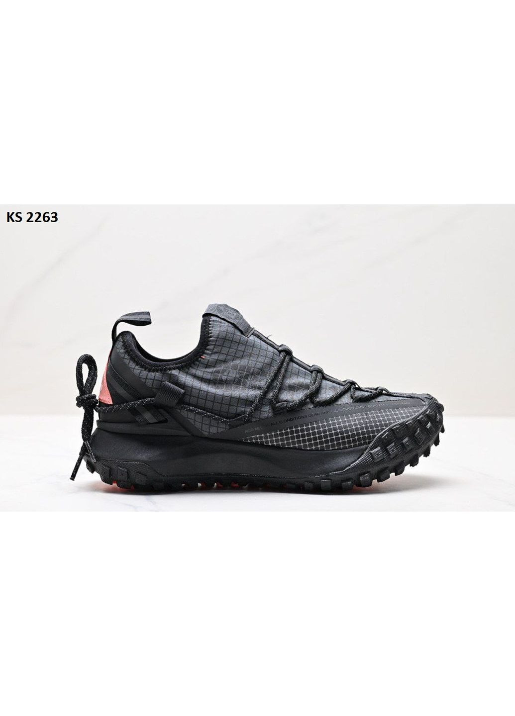 Сірі Осінні кросівки чоловічі nike acg mountain fly dark gray найк асж маунс флай No Brand