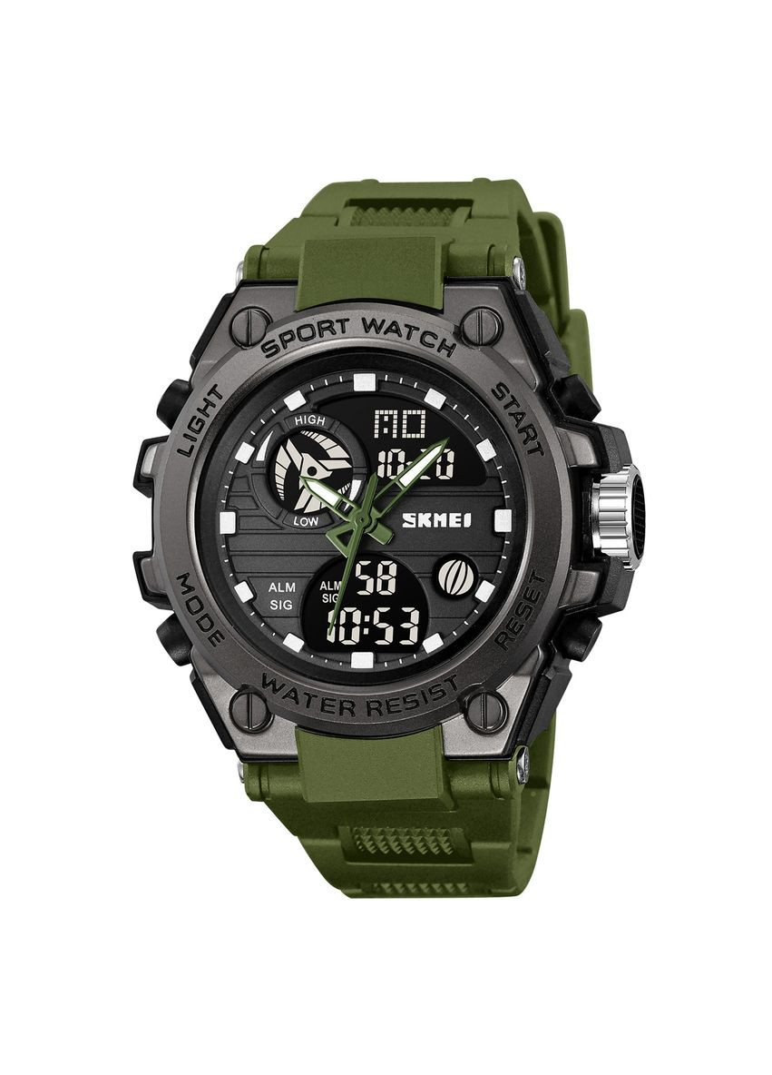 2360AG Army Green кварцевый спортивный Skmei (326585477)