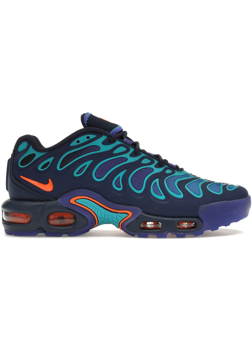 Синій всесезонні кросівки air max tn plus drift midnight navy total orange - fd4290-400 Nike