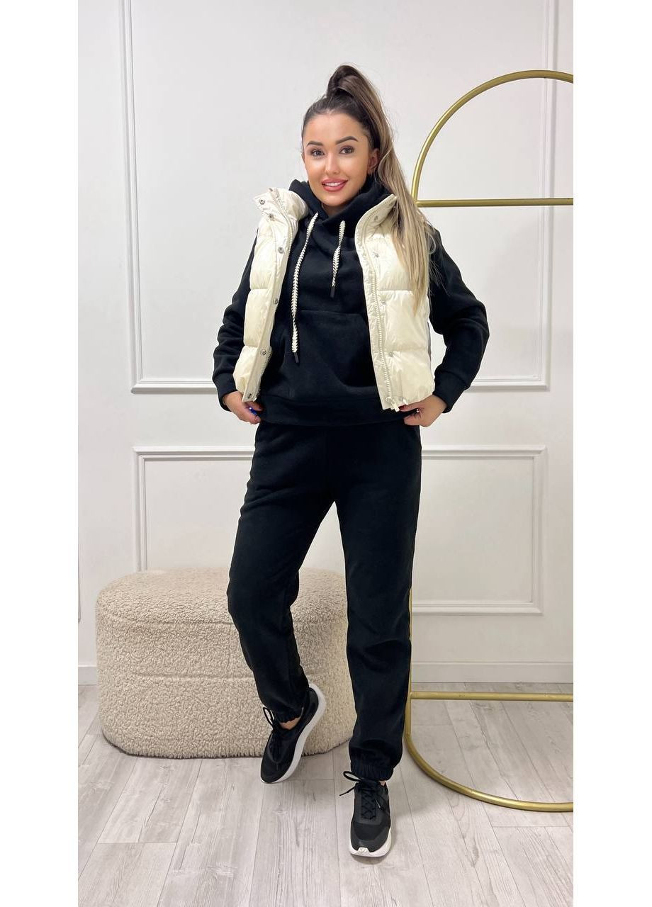 Костюм 3074 худі кенгуру та штани Джогери,щільний Фліс Полар, Україна (369811972)