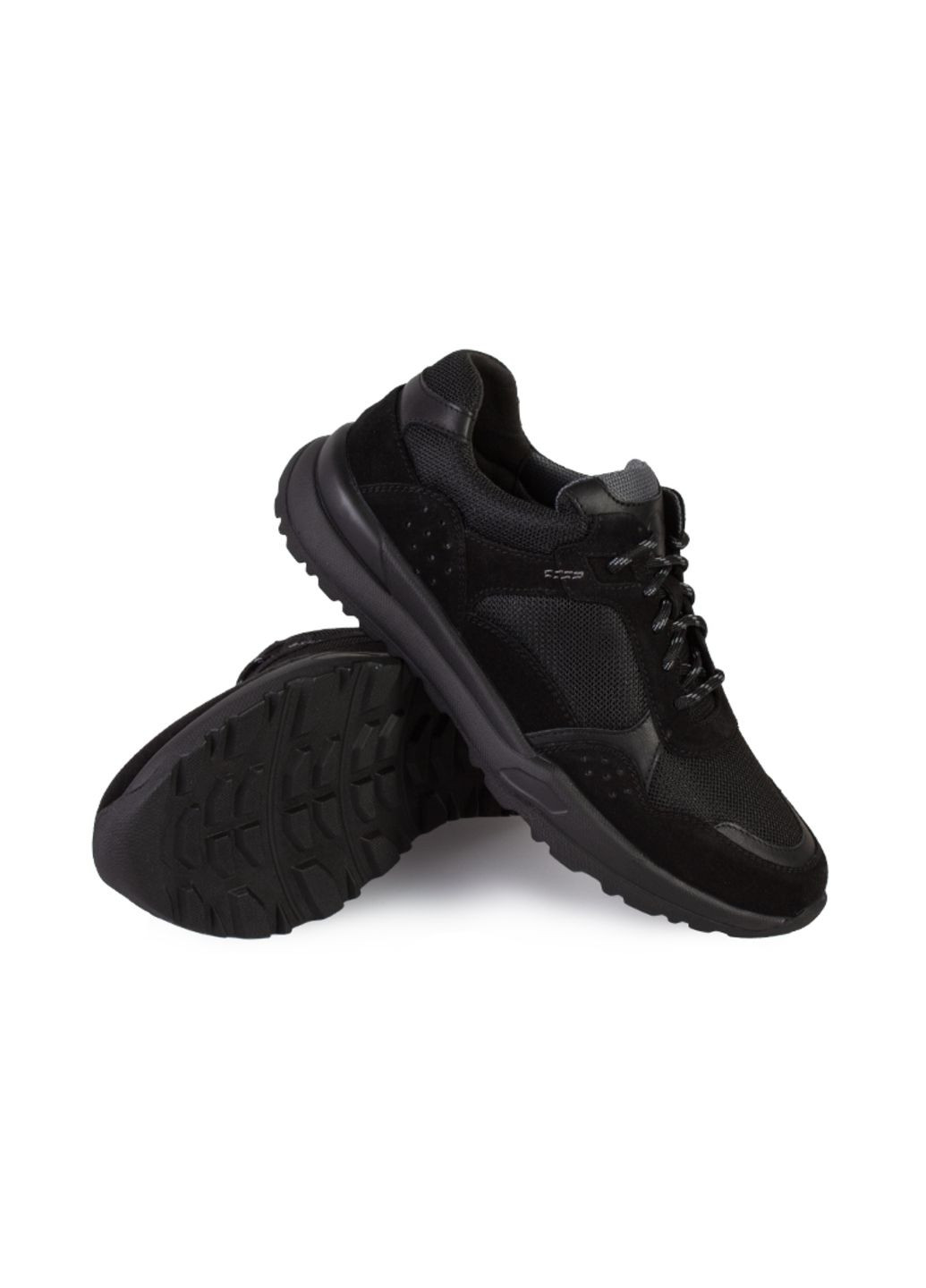 Черные демисезонные кроссовки мужские бренда 9200451_(1) ModaMilano