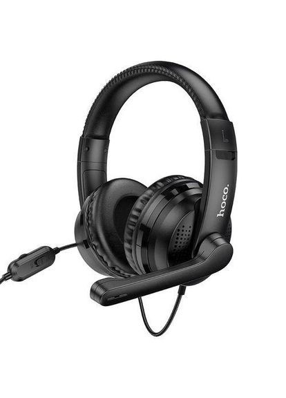 Наушники W103 PC Magic with microphone чорный Hoco (371632247)