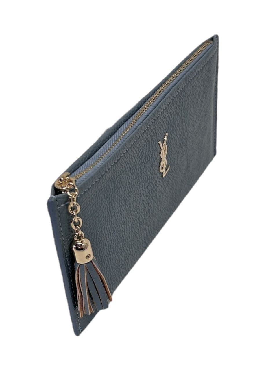 Женский кошелек из эко-кожи YSL Т9054-004 серебряный 21.5 х 11.5 х 1 Tailian (367263568)