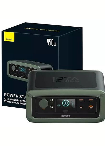 Портативная зарядная станция ioTa Series Portable Power Station 450W Baseus (283375183)