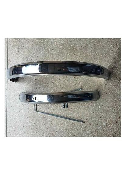 Крылья велосипедные (железные, хром, комплект перед+зад) (обед 26) VERE No Brand (370185588)