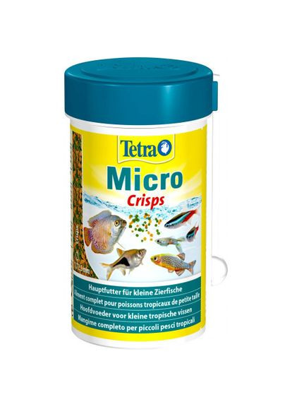 Корм Micro Crisps для акваріумних дрібних рибок, 100 мл (мікрочіпси) Tetra (322874834)
