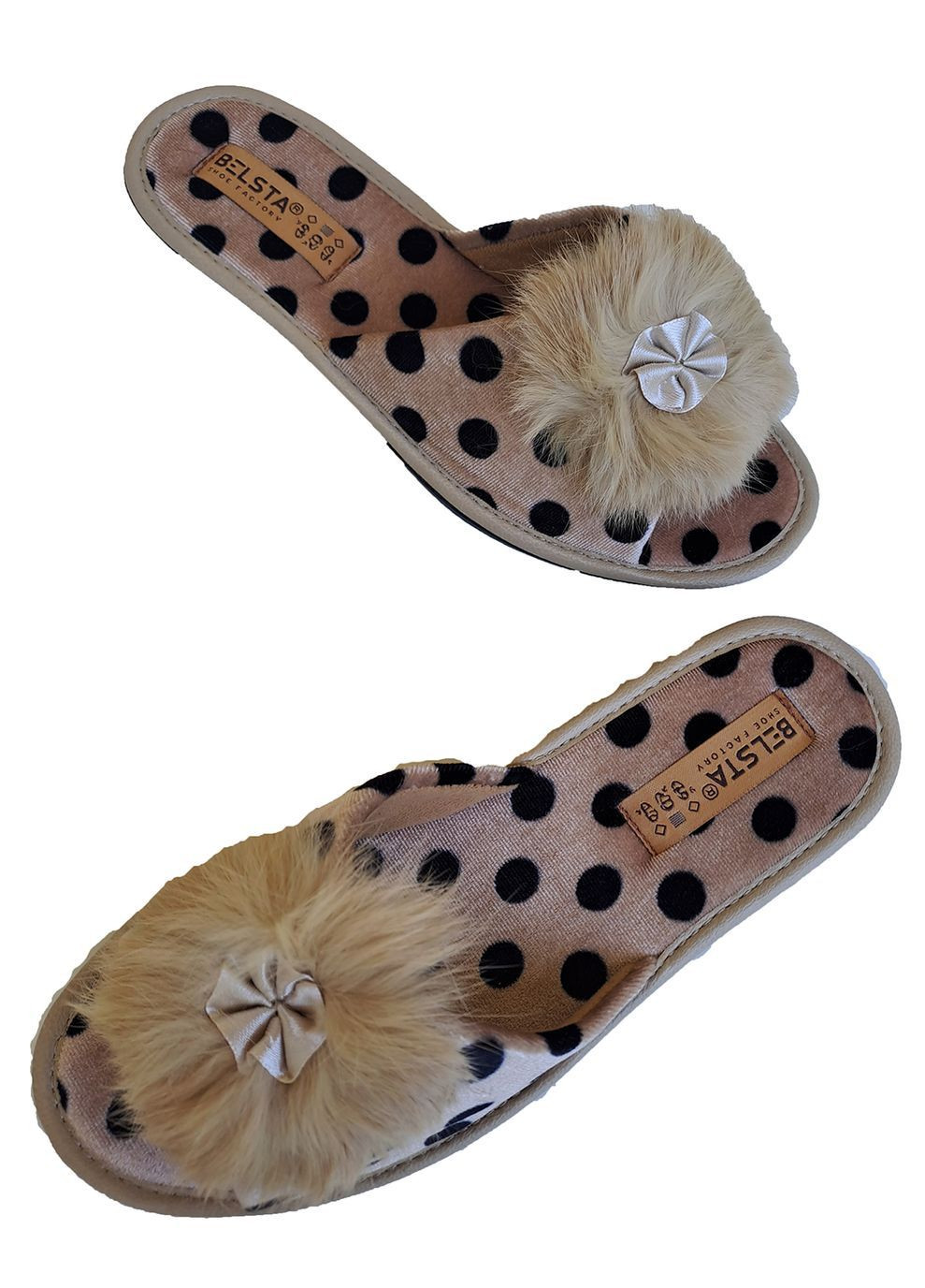 Капці жіночі з пушком відкриті Белста (372024706)
