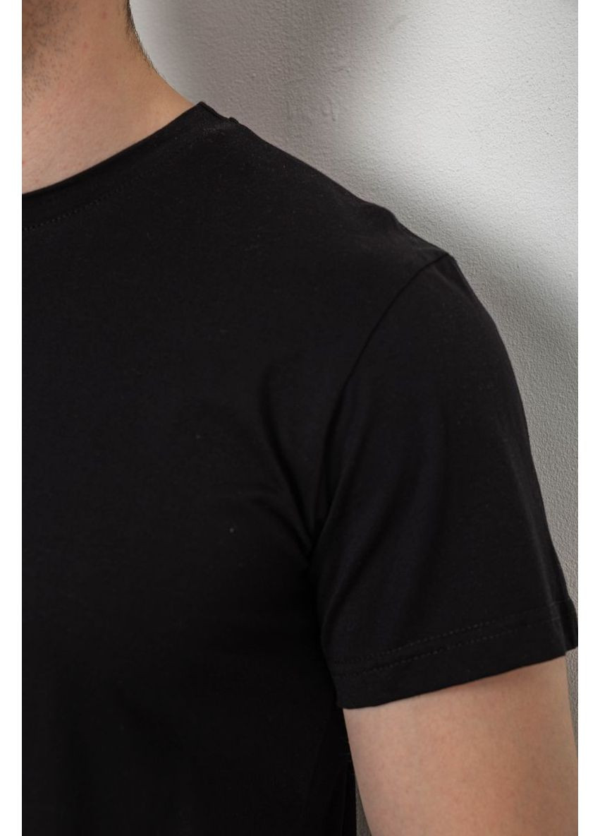 Черная футболка мужская базовая, 244r20603 Andi