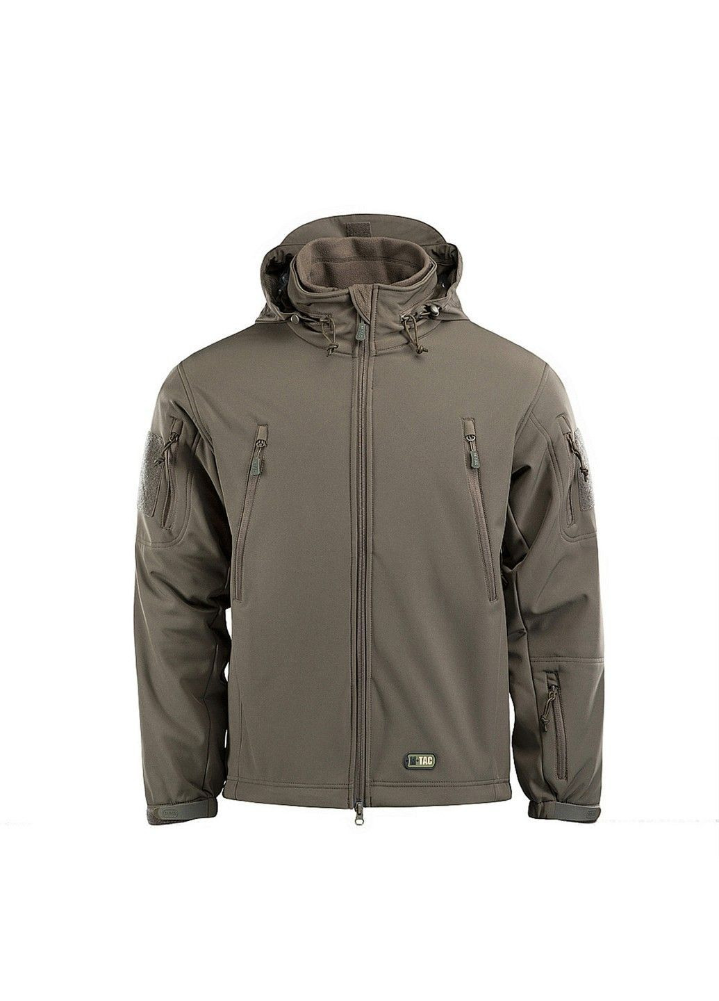 Оливковая демисезонная куртка soft shell с подстежкой olive M-TAC