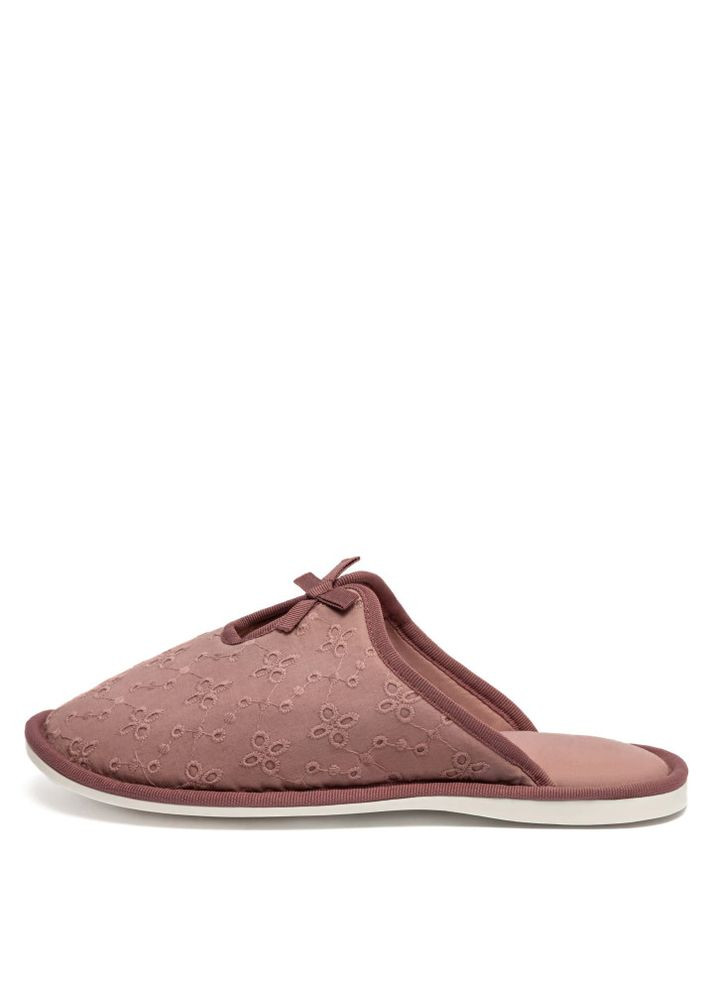 Розовые комнатные тапочки женские bella розовые Oldcom