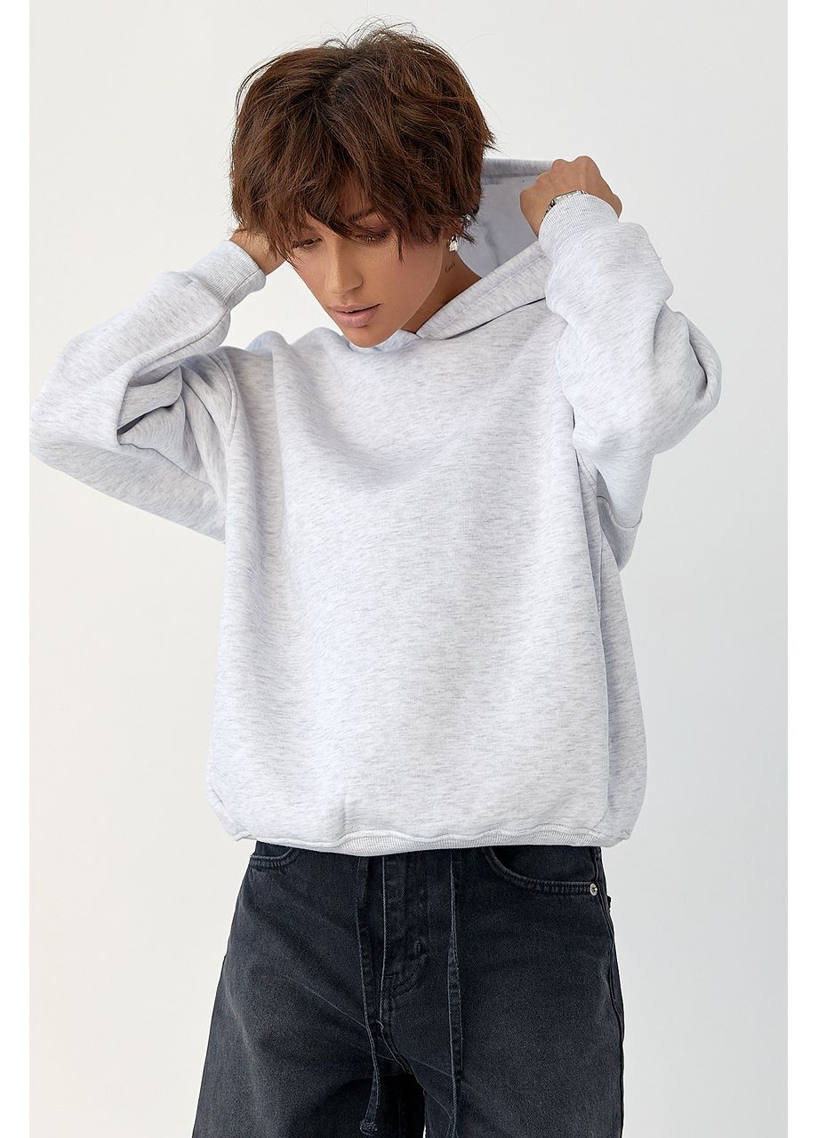 Тепле однотонне худи Lurex (369327158)