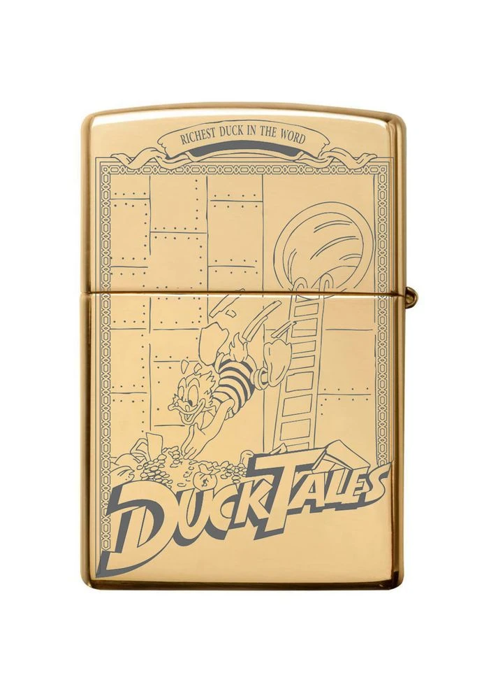Комплект Запальничка 254B-SM Scrooge McDuck + Бензин + Кремені + Подарункова коробка Zippo (380466555)