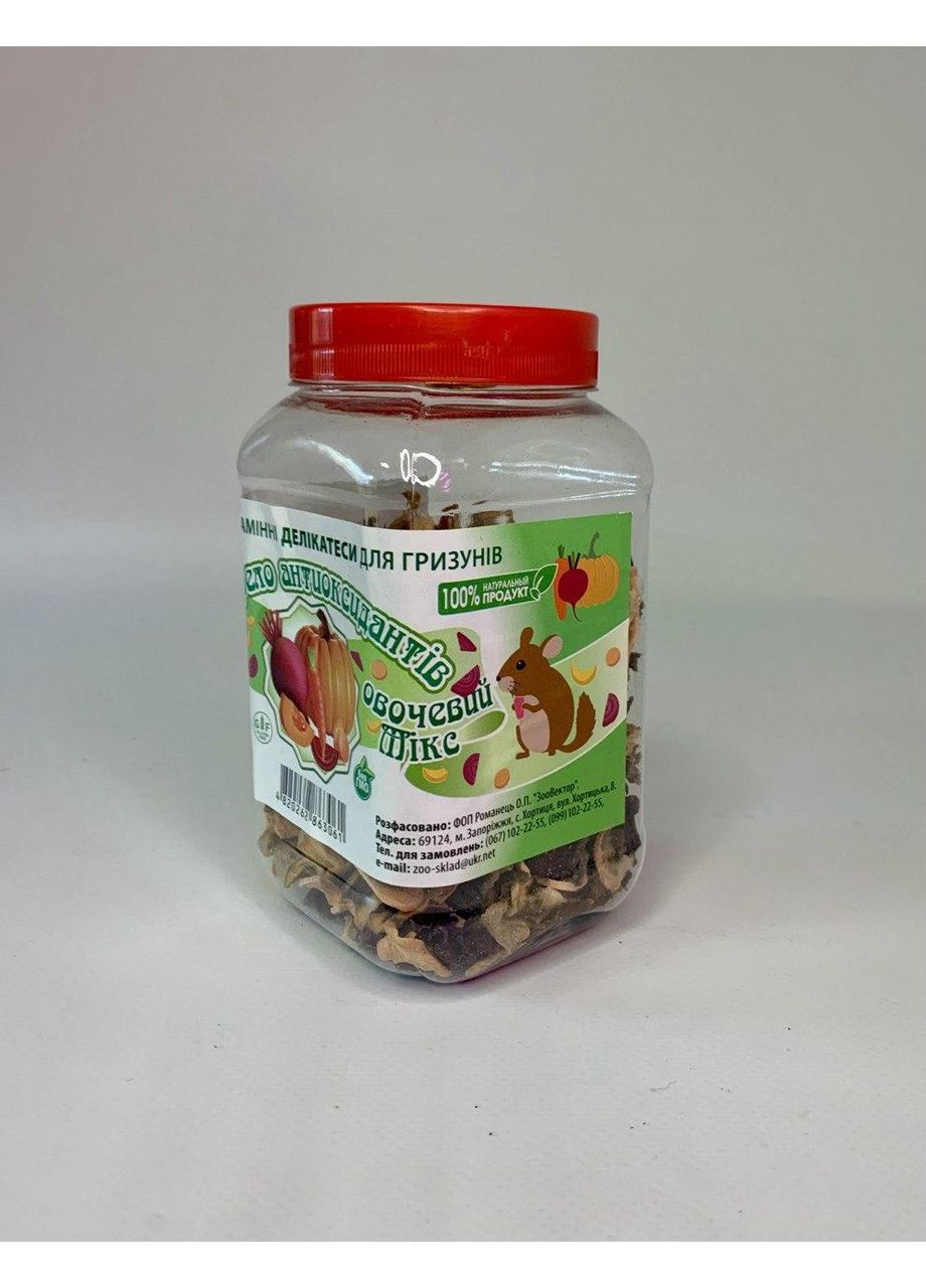 Без зернового корму для гризунів Овочевий мікс ТМ ProfiFoods. Об'єм 650 мл. No Brand (320950480)