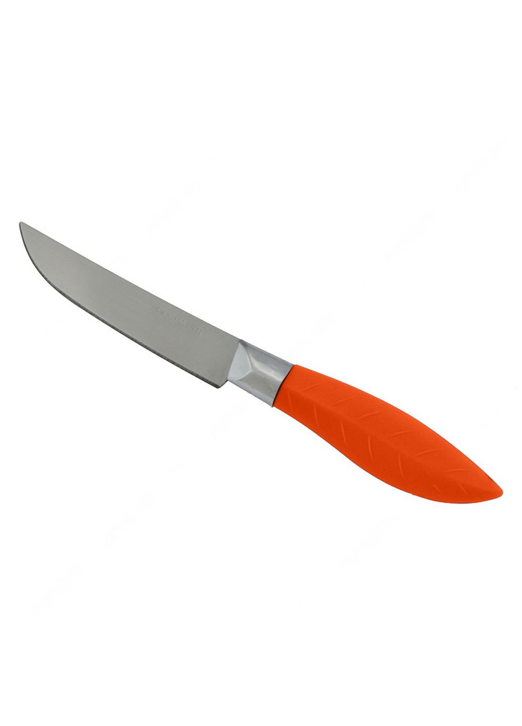 Нож кухонный для фруктов с пластиковой ручкой 19 см Оранжевый Kitchen Master (297982815)