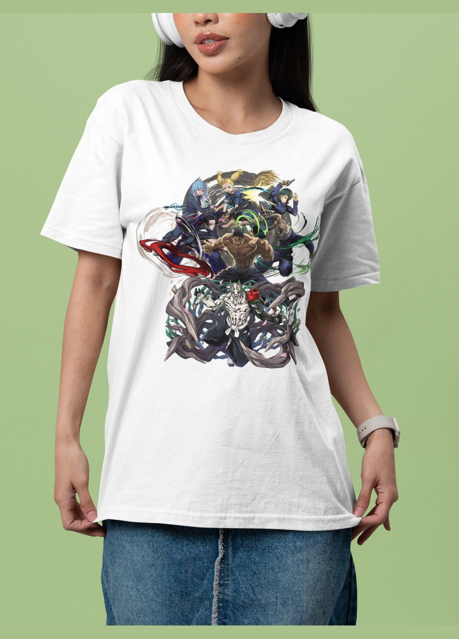 Футболка жіноча Аніме «Магічна битва» біла Mishe - (307795628)