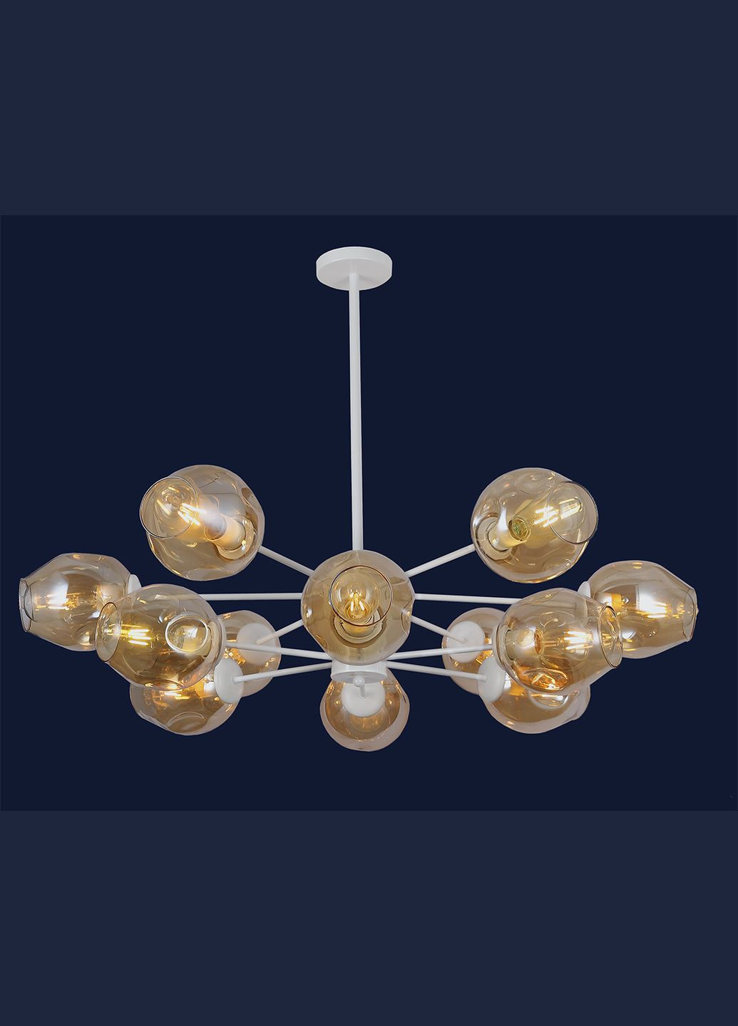 Люстра 7526035-12 WH+BR (LVS2911) Levistella (305758791)