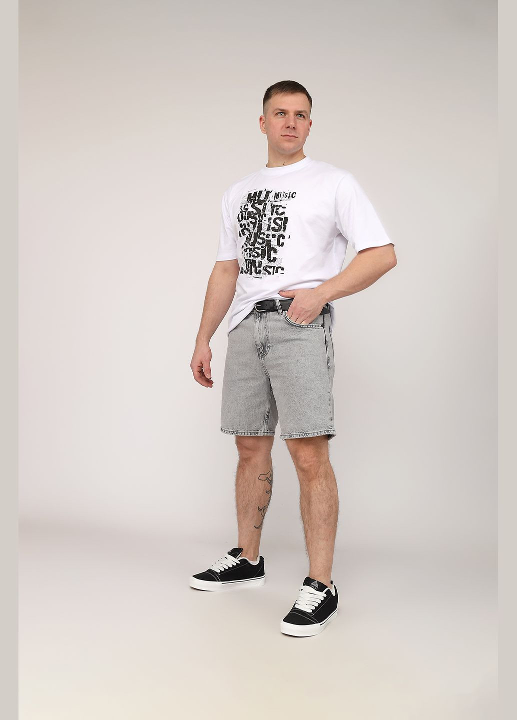 Біла футболка з коротким рукавом чоловіча колір білий цб-00269889 Yuki