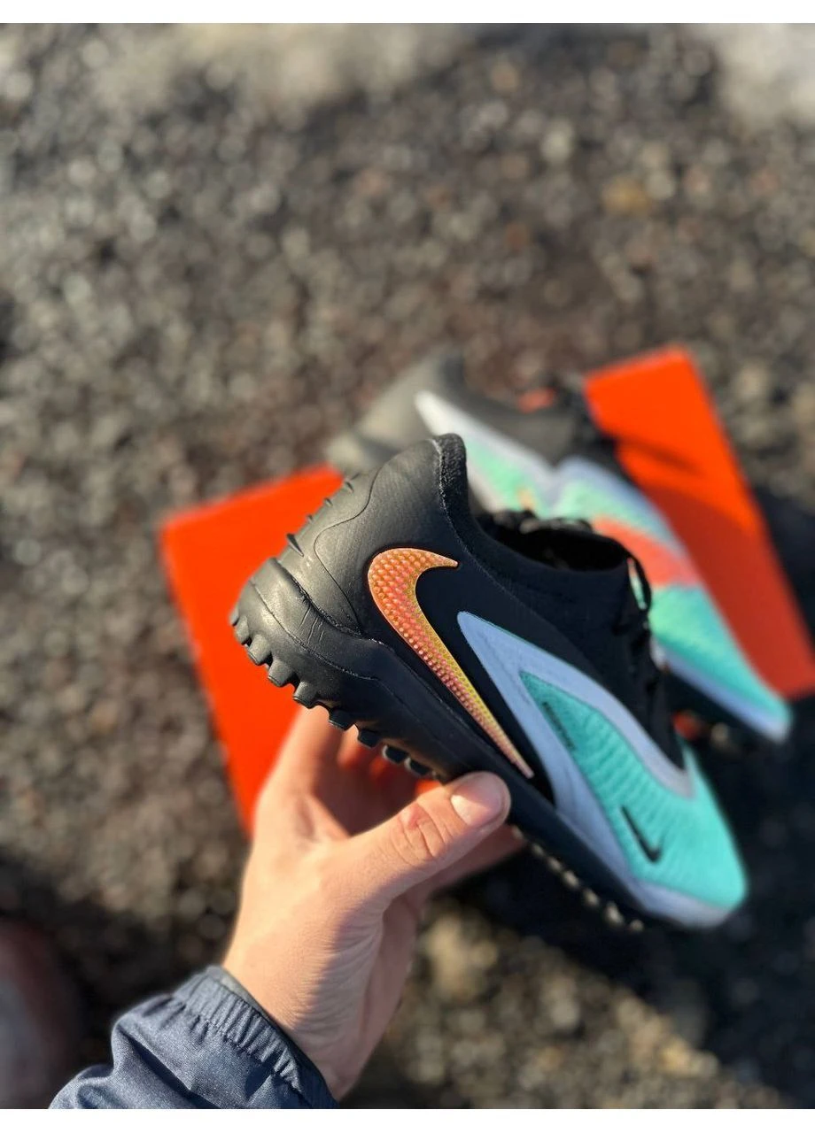 Салатовые сороконожки phantom gx 6 nike для искусственных полей No Brand