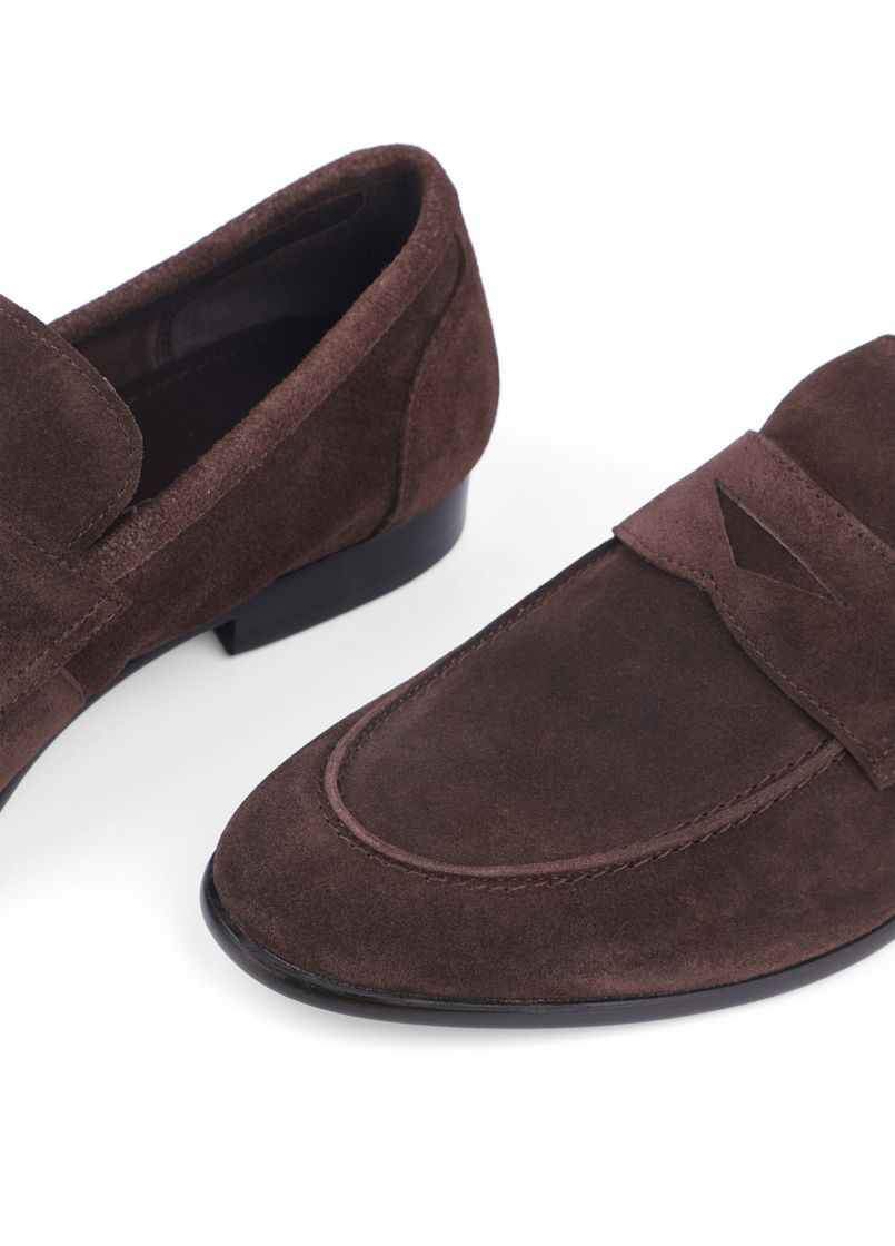 Коричневые мужские туфли kt1352-09a91 коричневый замша Miguel Miratez