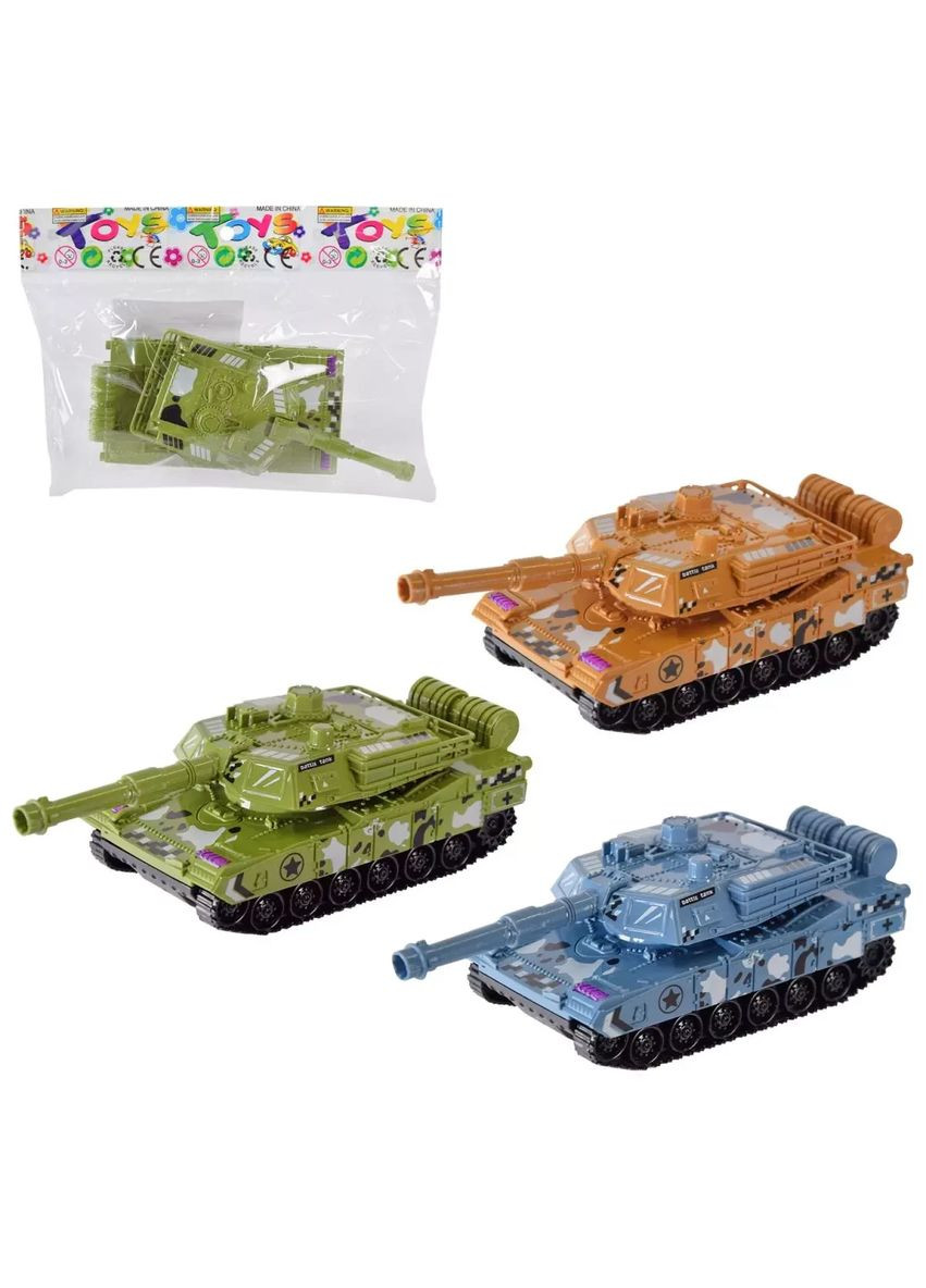 Іграшка танк JW567-067 в асортименті 3 кольори, в пакеті 15*5*4,5см. No Brand (362431011)