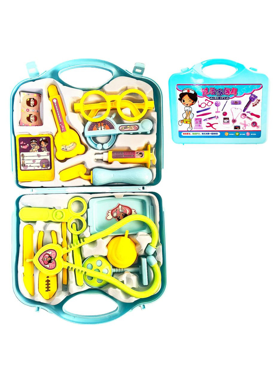 Детский игрушечный набор врача Taokey 15 предметов Blue No Brand (366303618)