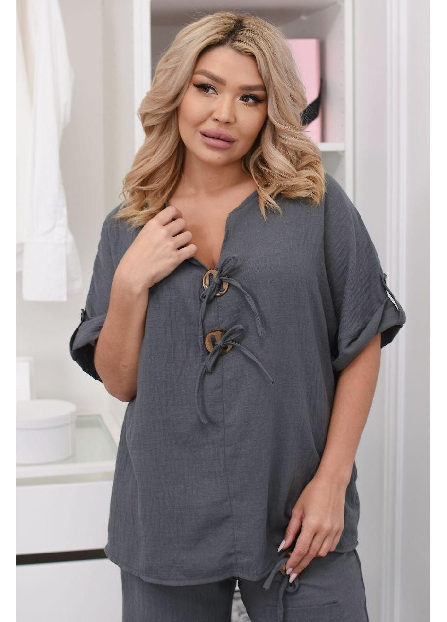 Костюм жіночи з жатого льону Sofia 75 (360787660)