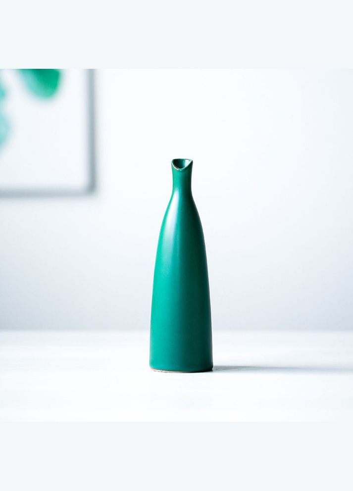 Японська ваза Елеганція 17см х 5,5 см, зелена No Brand (305057893)