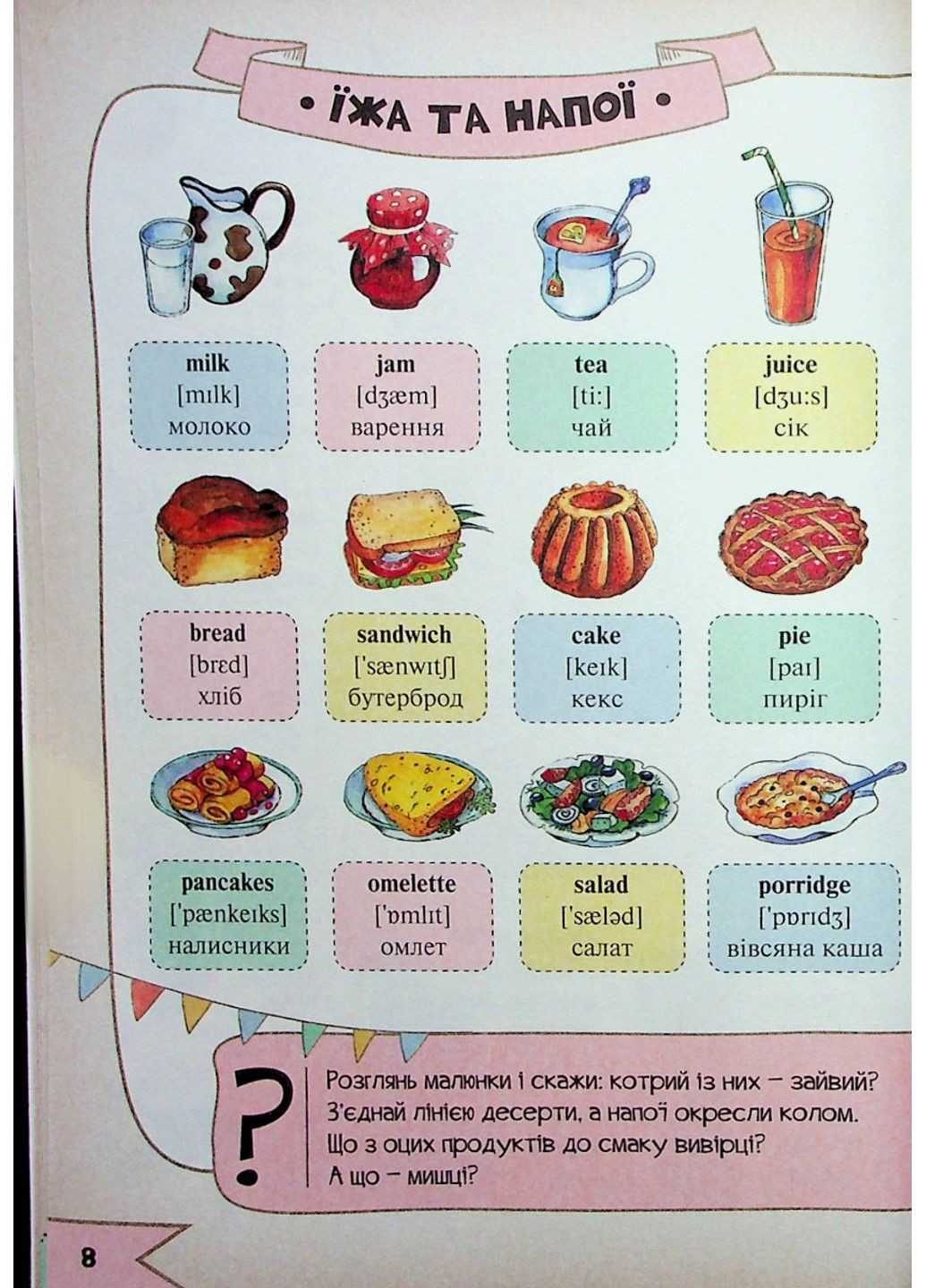 Книга Моя перша 1000 англійських слів Vivat (361151782)