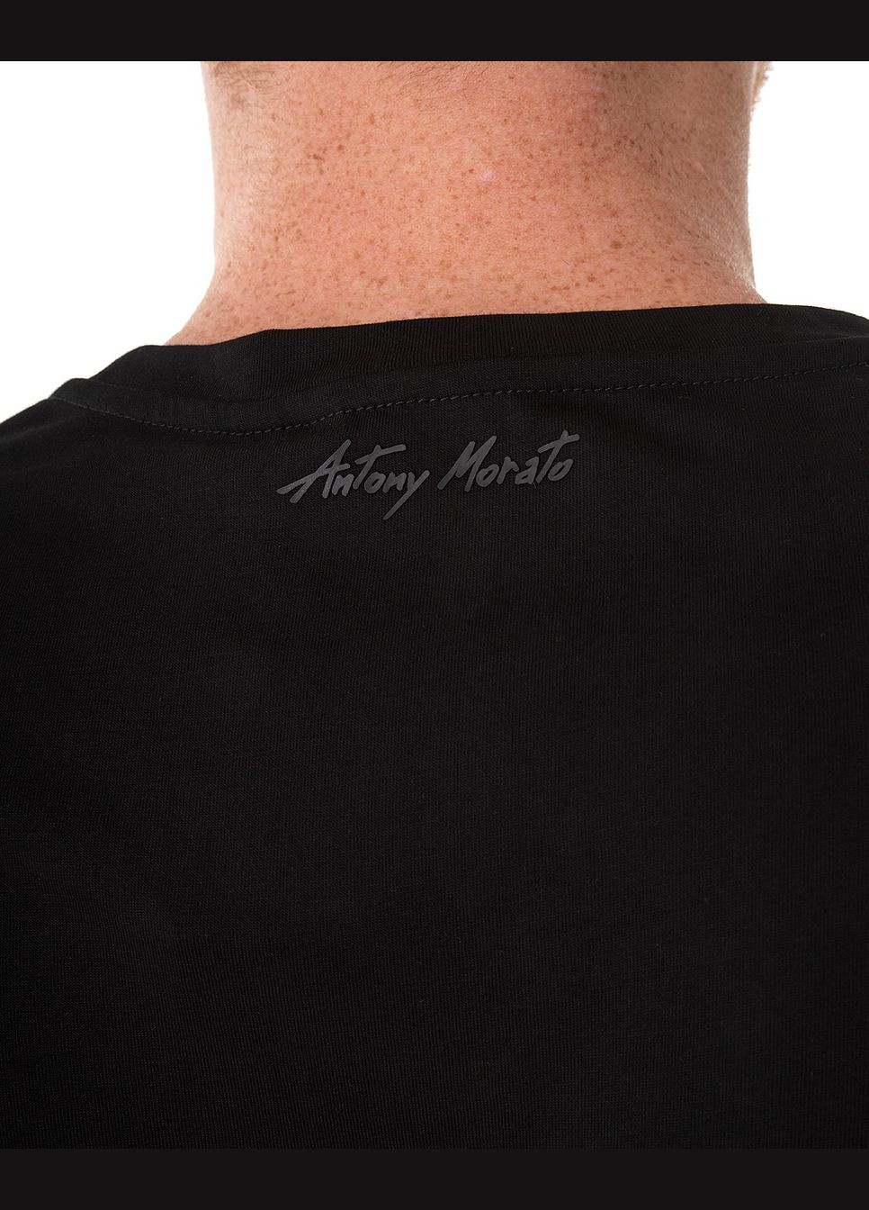 Черная футболка-футболка мужская для мужчин Antony Morato