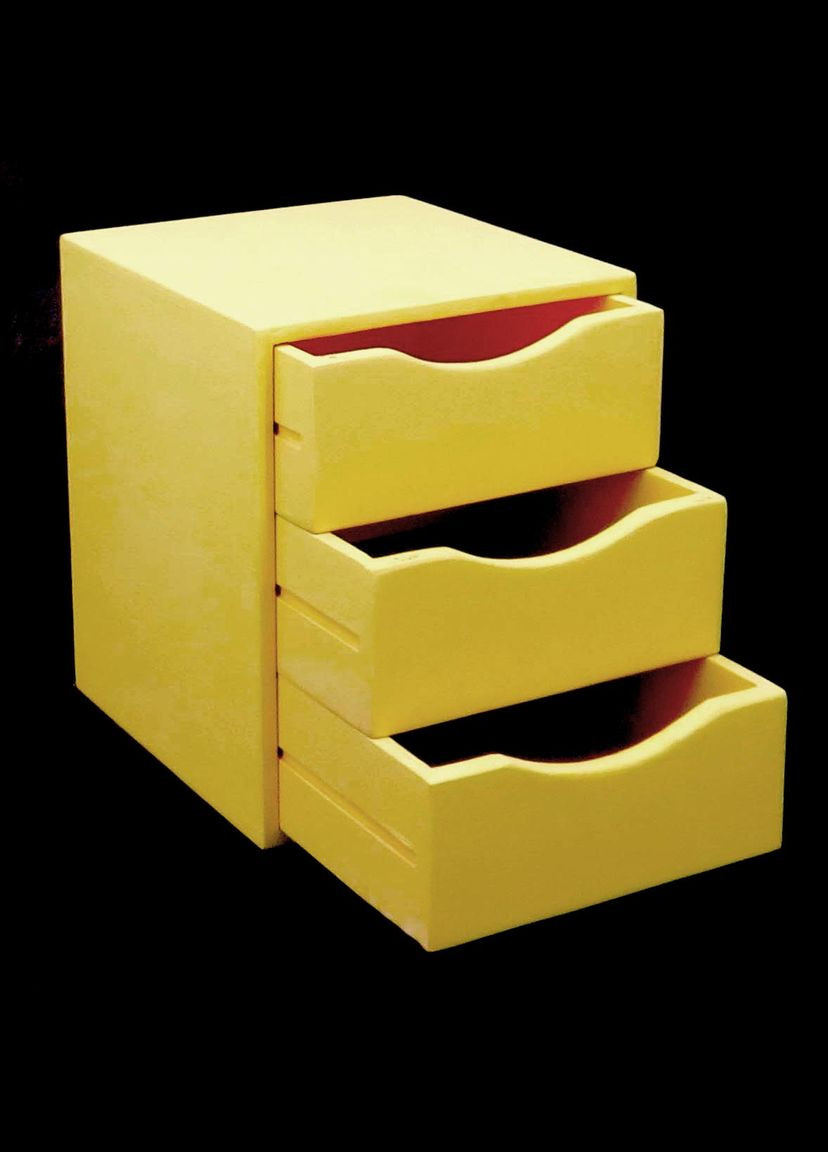 Мини-комод из дерева Аджало лимонад (МНК-009051) No Brand (328226340)