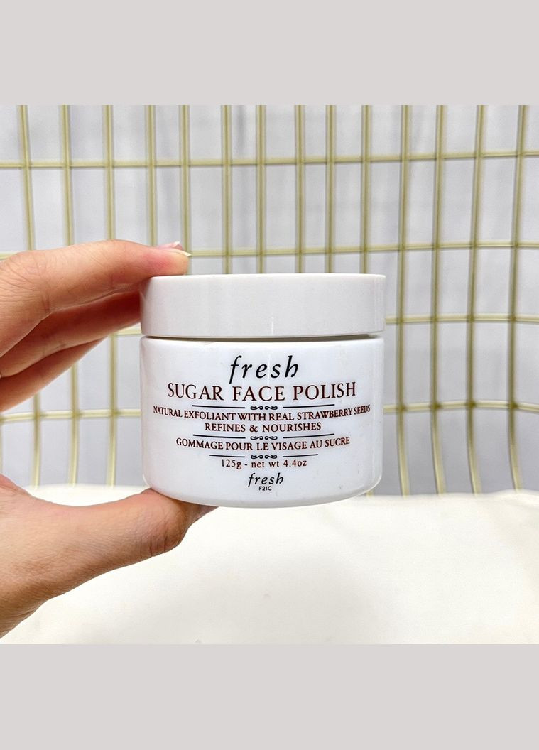 Універсальна очищающа маска-скраб з натурального коричневого цукру Sugar Face Polish 125г Fresh (332666032)