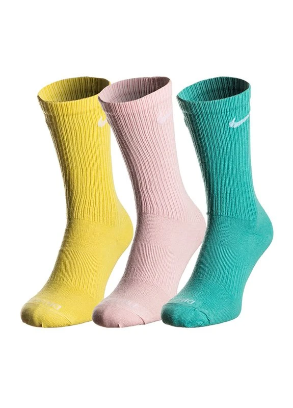 Комбіновані шкарпетки u nk ed plus ltwt crw 3pr 132 Nike (303399318)