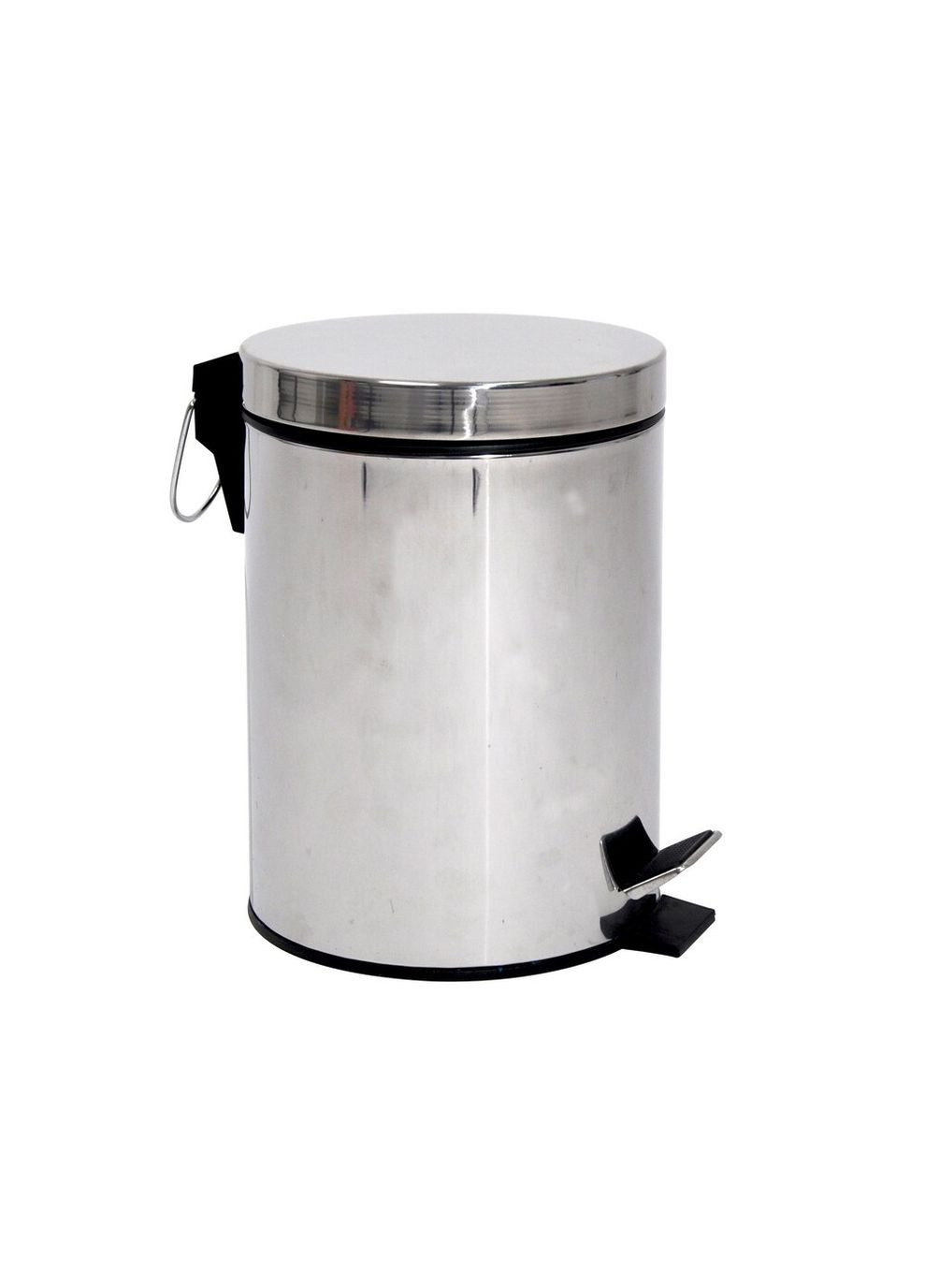 Мусорное ведро круглое Solo-TC0105 SS Color 5 л цвет нержавеющая сталь (ZX5897) Zerix (341331734)