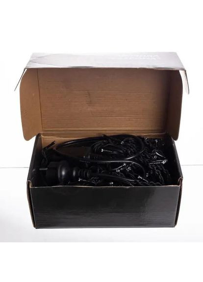 Вулична гірлянда Бахрома 20 м 335 LED гірлянда штора чорний провід Синій 20MBBL Garlando (370373153)