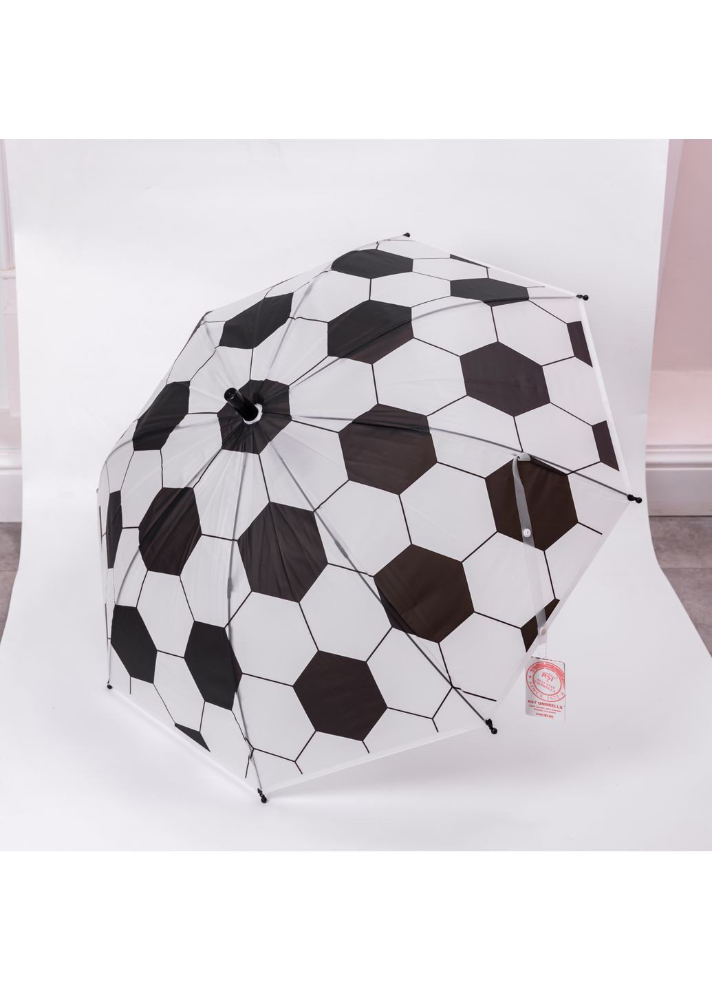 Комбінована} дитяча парасоля-тростина напівавтомат складна 82 см, чорний Yiwu (361930948)