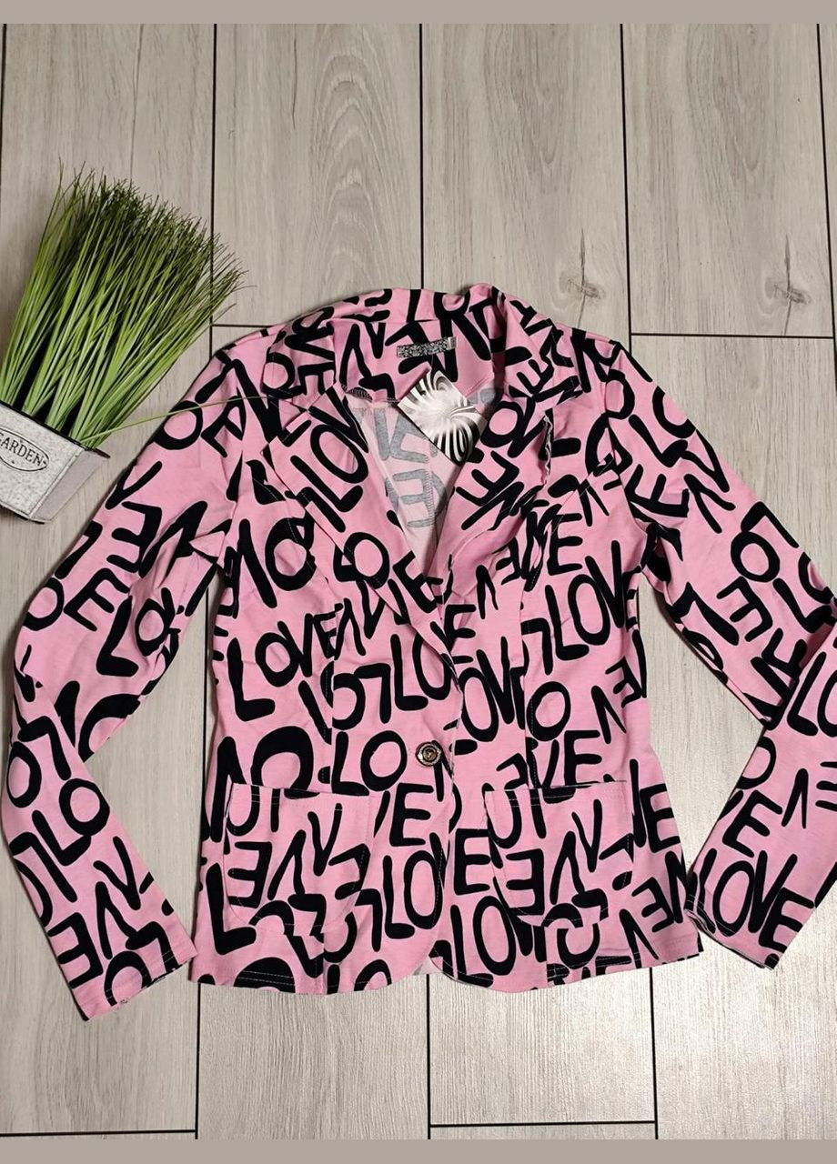 Жіночий демісезонний трикотажний помаранчевий піджак 42, 44, 46рр Fabregas (338258067)