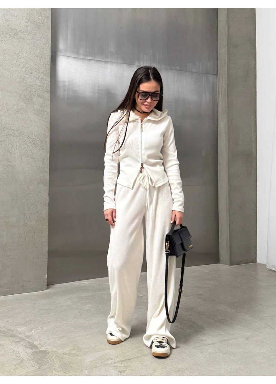 Базовый женский костюм из ангоры на молнии Fashion (382027757)