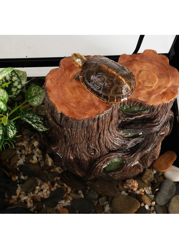 Декоративний фільтр-водоспад Turtle Filter Tree (GLB10) у формі кореня для амфібій та тераріумів Repti-Zoo (364488923)
