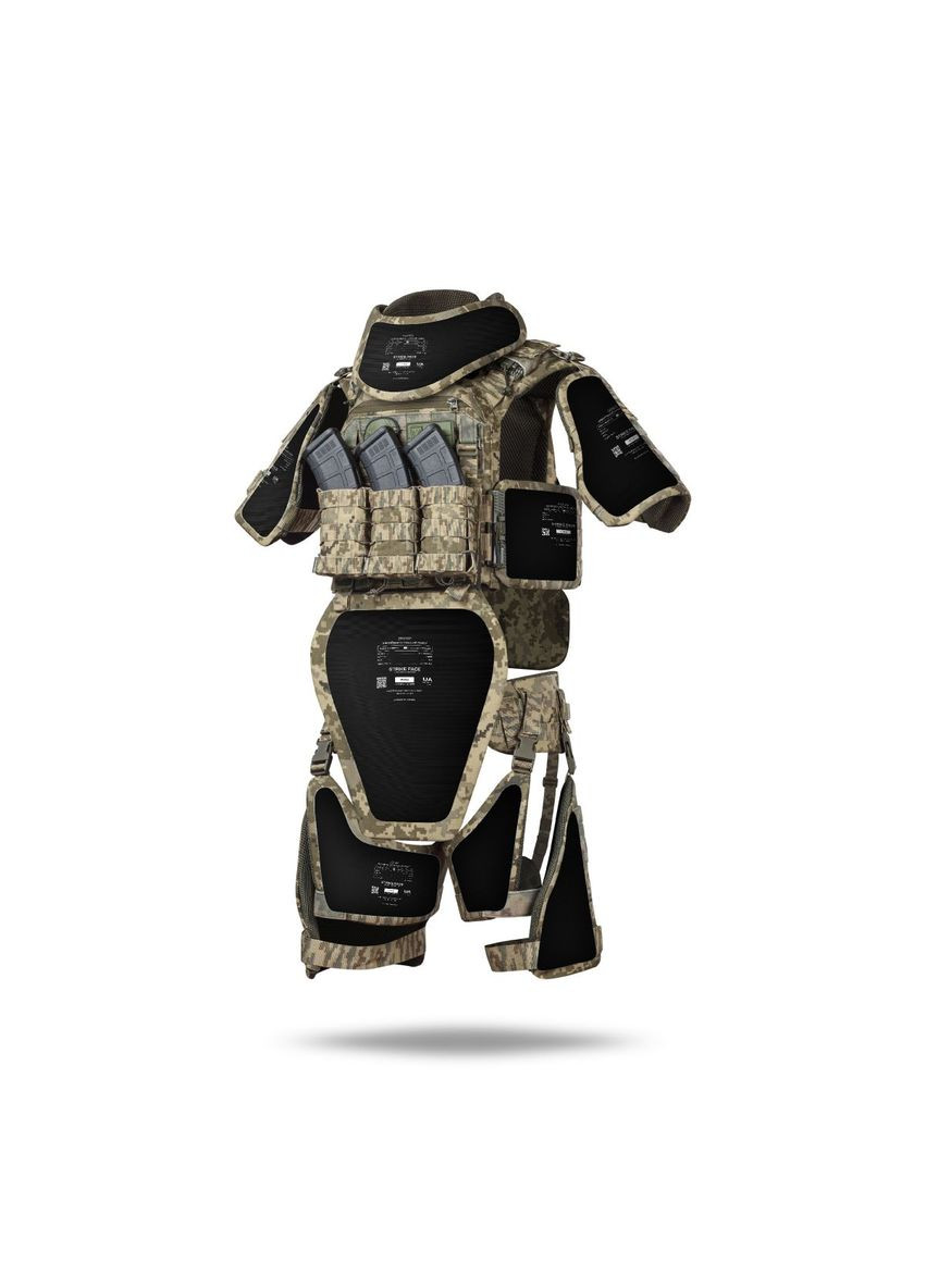 Противоосколочный фартук 2-го класса защиты (с баллистическим пакетом). Размер. Пиксель (мм-14) Ukrarmor (333721774)