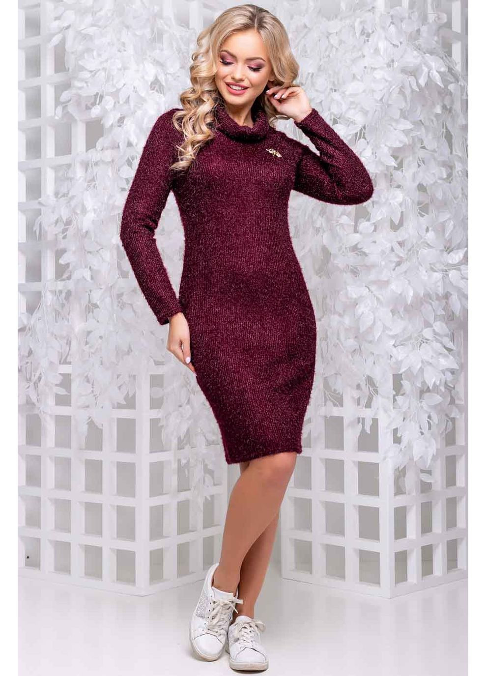 Темно-червона сукня 1044.2819 Seventeen