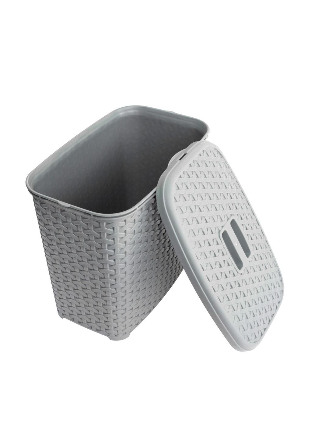 Кошик із кришкою 2,5 літрів сіра К6-130 (Diomedea) 140*205*190 мм Альбатрос (345734144)