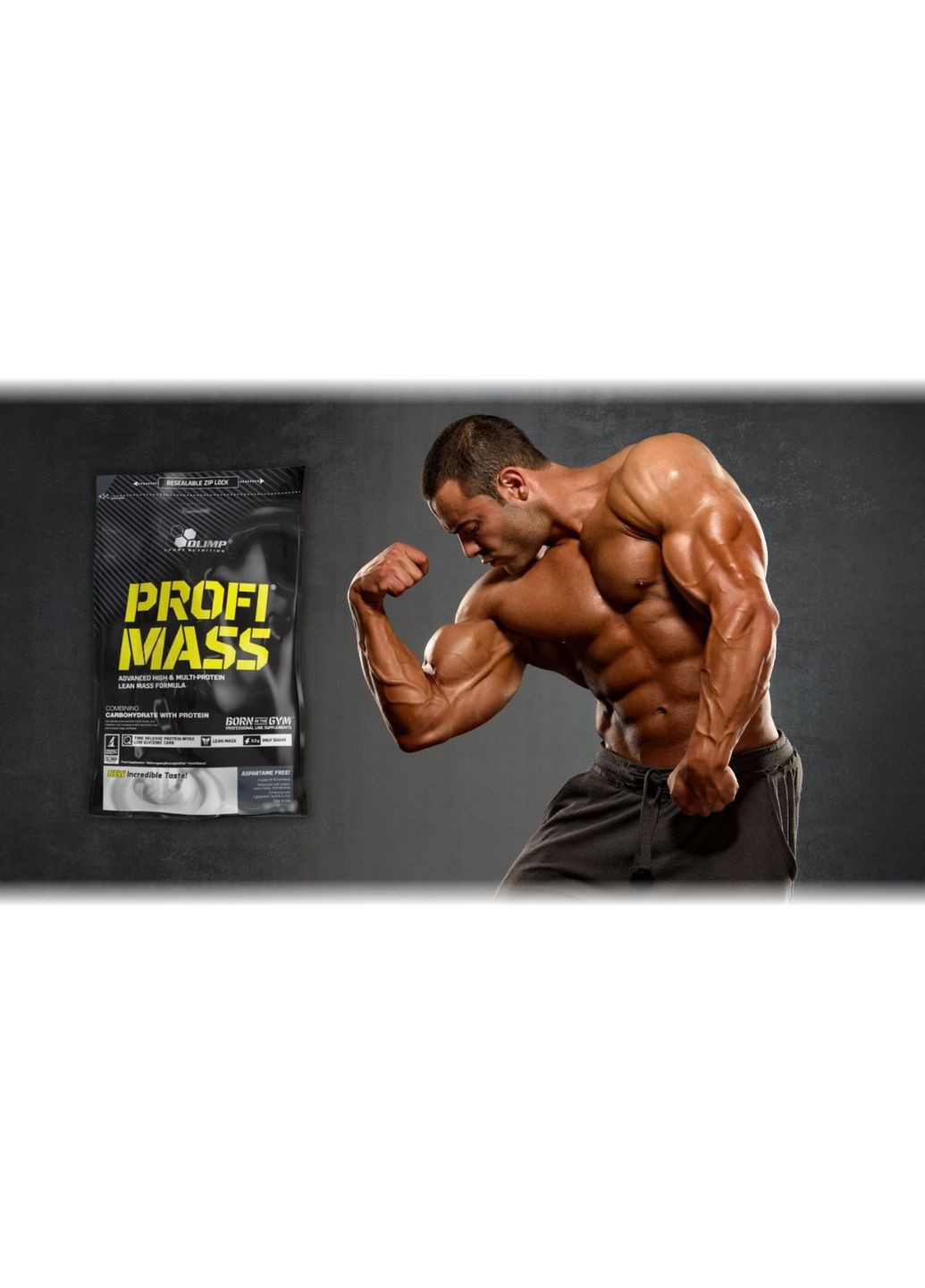 Гейнер Profi Mass bag (клубника) 1000 g Olimp (296121127)