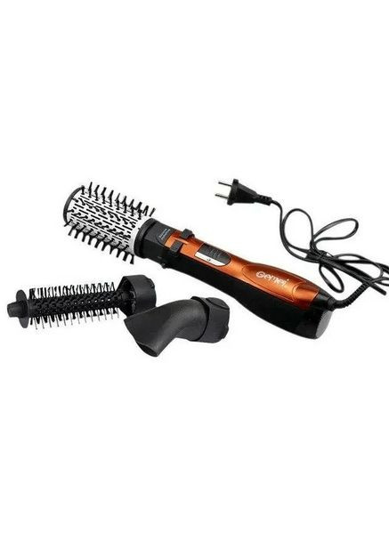 Фен щітка стайлер з насадками GM-4828 браш з обертовою насадкою Gemei (346048356)