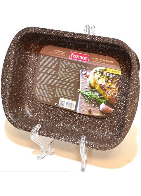 Форма для запікання Chocolate Breeze алюмінієва з антипригарним покриттям 35х25х6 см деко для випічки Fissman (368980083)